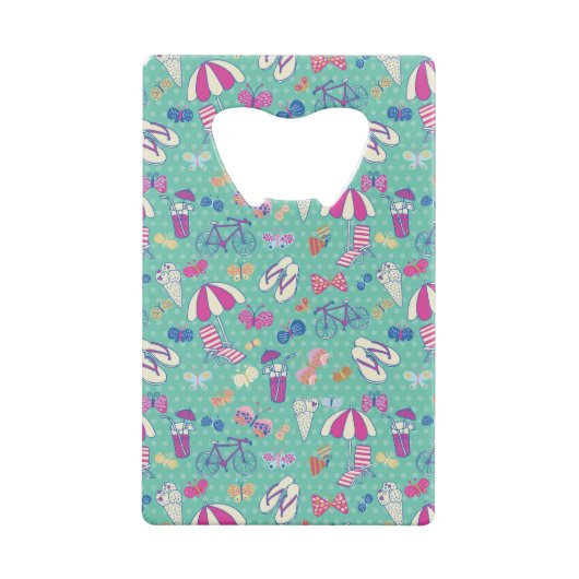 Beau motif avec des éléments d'été (Dos)