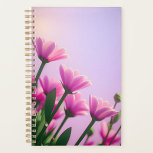 Beau motif de fleurs roses