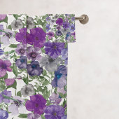 Beau motif floral violet