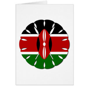 Beau Motif rond kenyan : Un symbole national