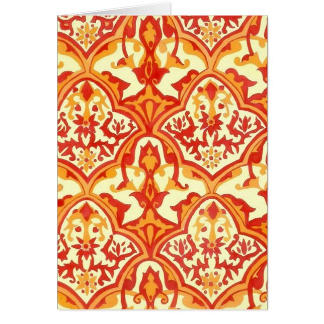 BEAU MOTIF - ROUGE & ORANGE (Devant)