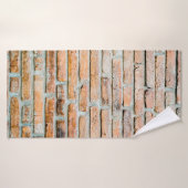 Beau mur de briques Vieux classique abstrait, arch (Serviette de bain)