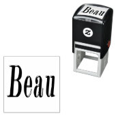 Beau Name Logo, Zelfinktende Stempel (In situ)