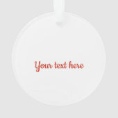 Beau Noël Tot Drummer Boy Acrylique Ornement (dos)