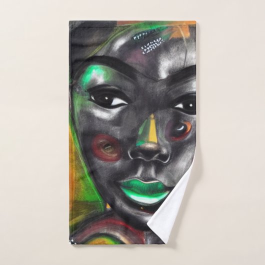 Beau Noir (Serviette à main)