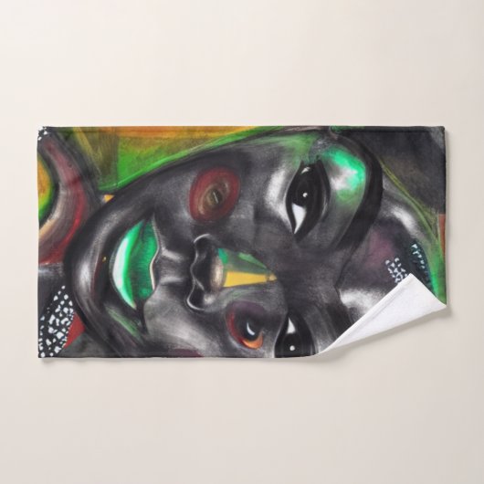 Beau Noir (Serviette à main)