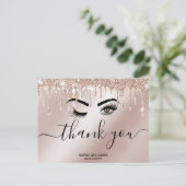 Beau oeil Brown Wink avec carte postale Couronne o (Debout devant)