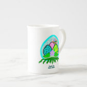Beau Oeufs de Pâques Bone China Mug (Devant droit)