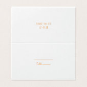 Beau orange et blanc (Outside Unfolded)