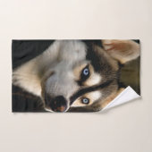 Beau Oreiller Husky Lrow (Serviette à main)