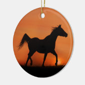 Beau ornement de cheval arabe (Gauche)