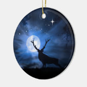 Beau ornement de décoration de Noël d'Elk (Gauche)