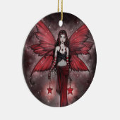 Beau Ornement de Fée de Noël Rouge (Droite)