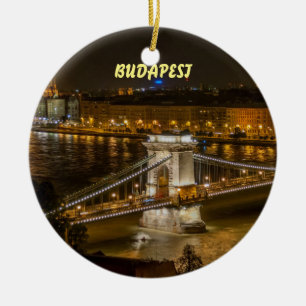 Beau ornement de Noël de Budapest