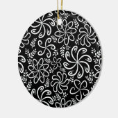 Beau Ornement noir et blanc (Gauche)