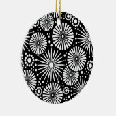 Beau ornement rétro noir et blanc (Droite)