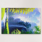 Beau Paisible Nature Painting Puzzle (Horizontal)