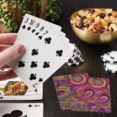 Beau Paisley Deck de cartes de jeu (In Situ)