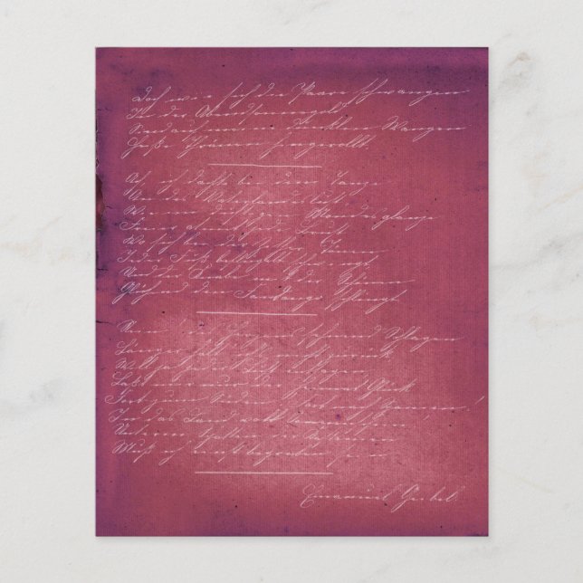 Beau papier de scrapbooking éphémère (Devant)