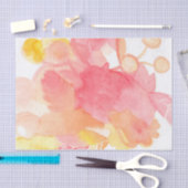 Beau papier de soie de soie floral (Artisanat)