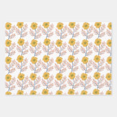 Beau papier d'emballage floral (Devant 2)