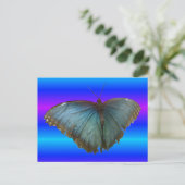 Beau Papillon bleu Morpho do-it-yourself carte pos (Debout devant)