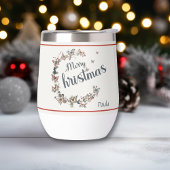 Beau papillon Vintage Joyeux Noël