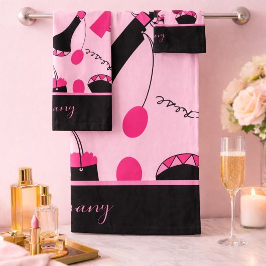 Beau Paris rose et noir