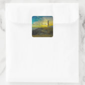 Beau phare Bible Verse Sticker (Sac)