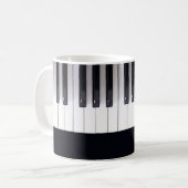 Beau piano Keys Mug (Devant gauche)