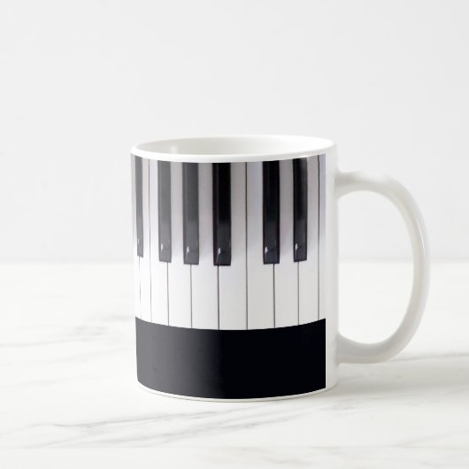 Beau piano Keys Mug (Droite)