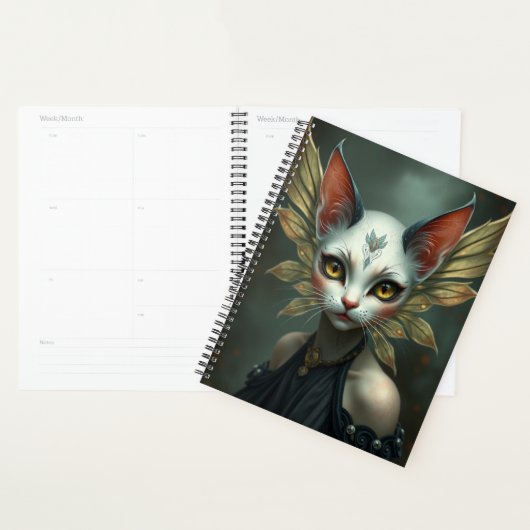 Beau portrait de fée de chats (Devant avec enveloppe)