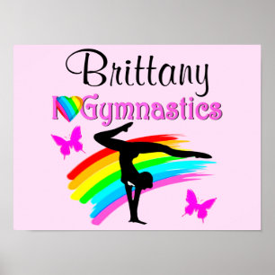 BEAU POSTER PERSONNALISÉ GYMNASTIQUE