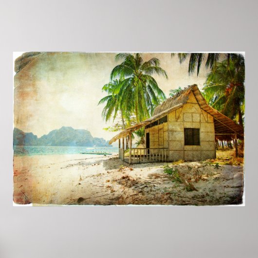 Beau Poster vintage 36" x 24", Papier (Matte) (Devant)