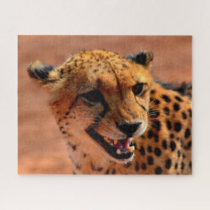 Beau prédateur de Cheetah, Puzzle de Jigsaw