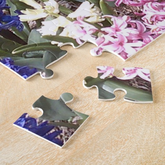 Beau Printemps Hyacinths Jigsaw Puzzle (Côté)