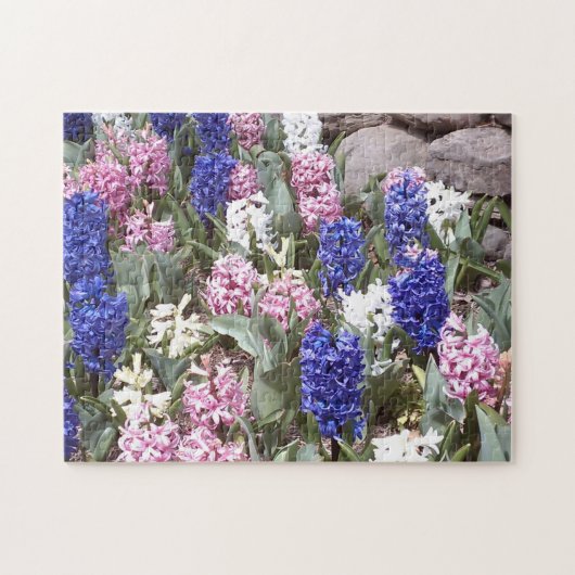 Beau Printemps Hyacinths Jigsaw Puzzle (Horizontal)