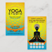 beau programme de fidélité de yoga des chakras (Devant / Derrière)