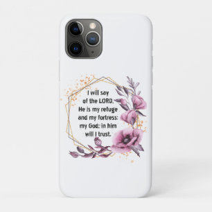 Beau Psaume 91 Floral iPhone 11 Pro Coque