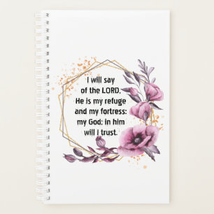Beau Psaume 91 Floral Planner
