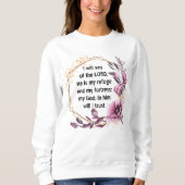 Beau Psaume 91 Floral sweatshirt (Devant)