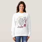 Beau Psaume 91 Floral sweatshirt (Devant entier)