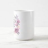 Beau Psaume 91 Mug de café floral (Centre)
