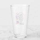Beau Psaume 91 Verre Floral (Dos)