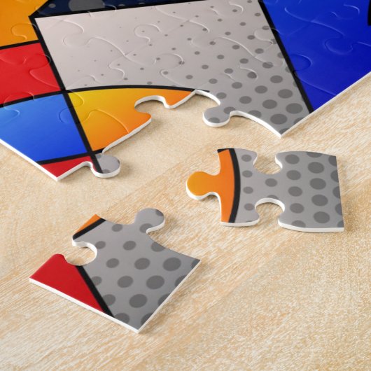 Beau Puzzle Abstrait (Côté)