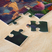 Beau Puzzle avec des chanteurs et la nature (Côté)