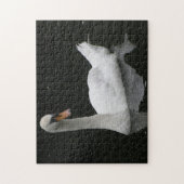 Beau Puzzle de cygne blanc (Vertical)
