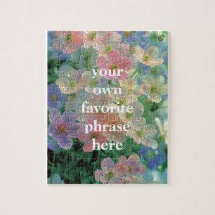 Beau Puzzle de Floraisons Fraîches Art de Printe