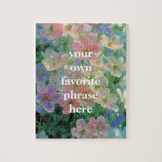 Beau Puzzle de Floraisons Fraîches | Art de Printe