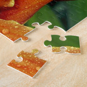 Beau puzzle de lys orange (Côté)